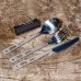 Lifeventure вилка, ложка, нож Titanium